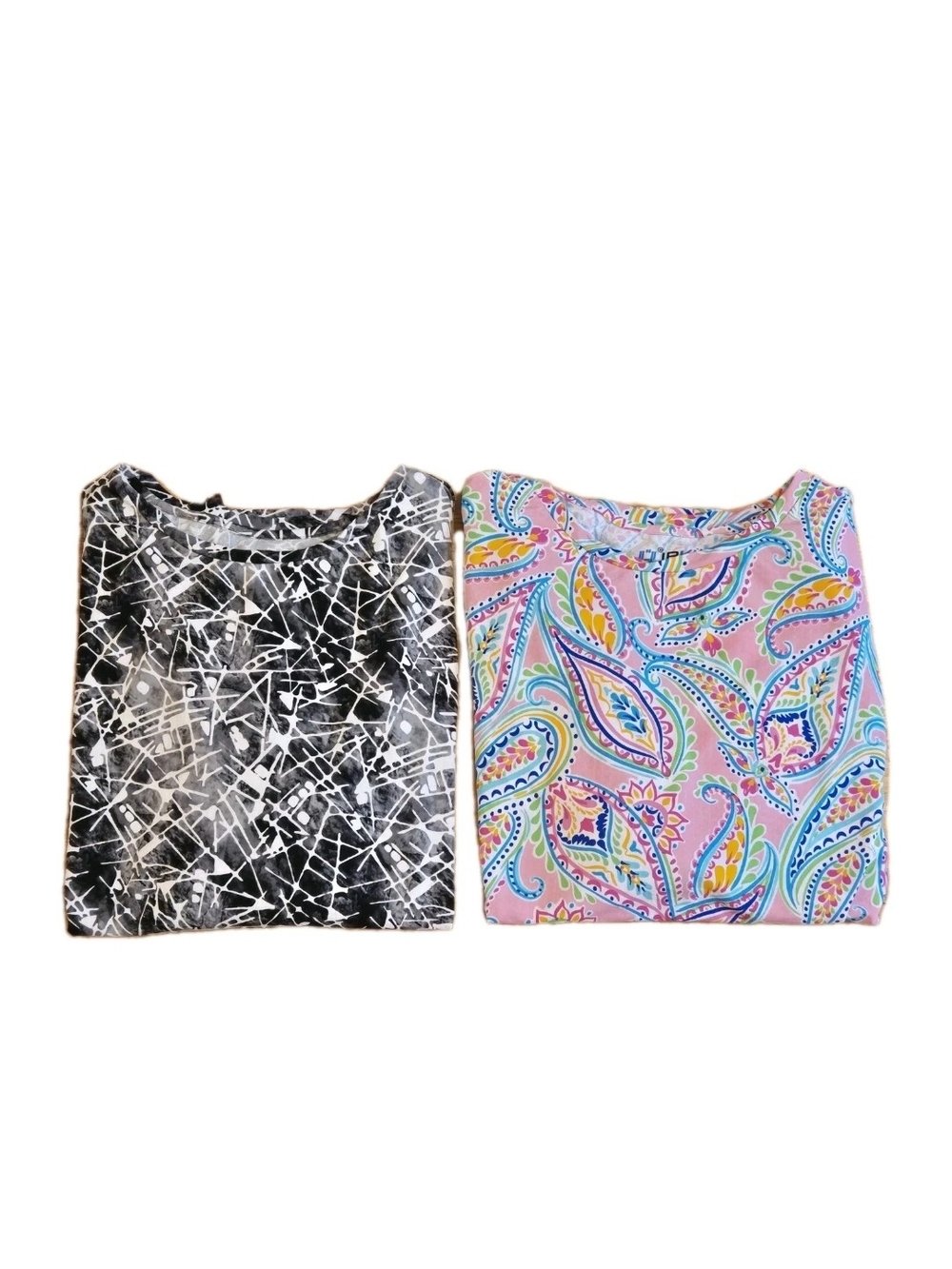 Lot Of 2 IBKUL Long Sleeve Shirt Womens XXL 2XL Mesh Crew Neck UPF 50 Light Cool